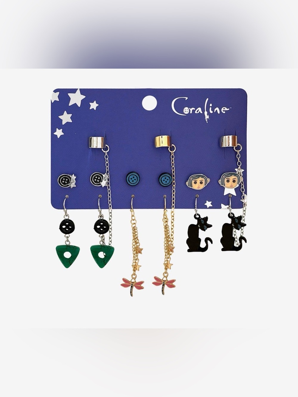 NWT Laika Coraline icons earring and cuff set